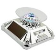 thumbnail image 1 of Soporte de exhibición giratorio Reloj solar para teléfono de joyería Soporte de exhibición giratorio de 360 ​​ degree Bandeja Redonda Plateada DYNWAVEMX Soporte de exhibición giratorio, 1 of 8