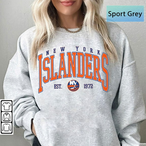 Vintage New York hockey shirt, New York Hockey Crewneck, Islanders Hockey sweater, Hockey Fan gift