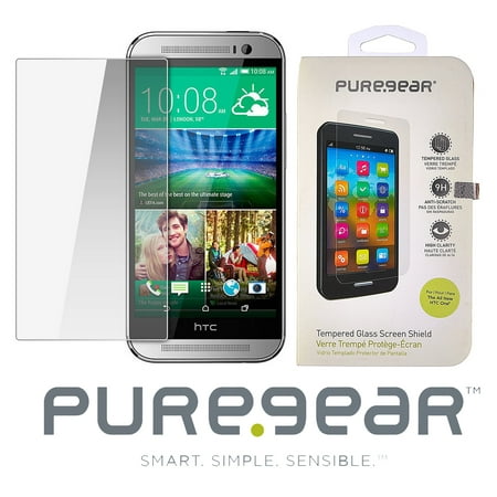 PUREGEAR HARD 9H TEMPERED GLASS SCREEN GUARD SHIELD PROTECTOR FOR HTC ONE M9