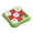 Green, variant on Multicolor Dog Intelligence Board Plastic Toy With Secret Treat Compartments Colorful 9 Grids Plastic Dog Toy