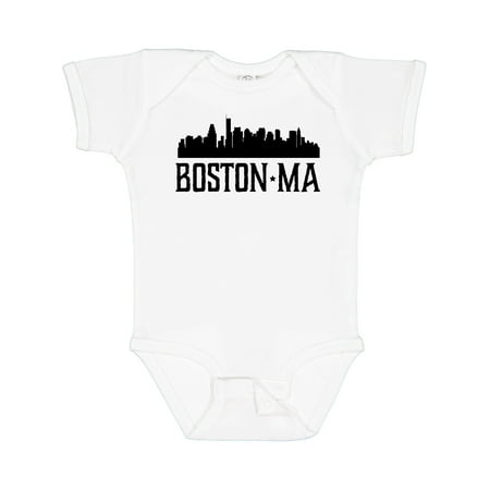 

Inktastic Boston Massachusetts Skyline City Silhouette Gift Baby Boy or Baby Girl Bodysuit