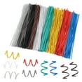 thumbnail image 3 of Uxcell 2.4 Inch Twist Ties, Metallic Twist Ties, Reusable Plastic Coated Twist Ties for Bakery, Candy Bags, Coffee Bags, Goodie Bags, 1200 Pack, Green, 3 of 6
