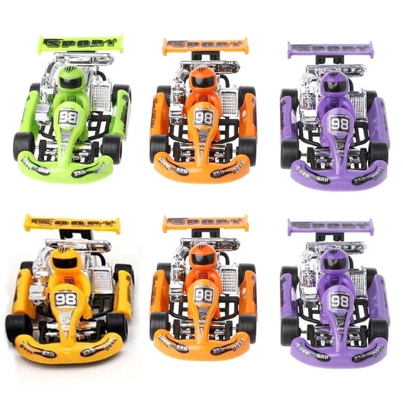 SNNROO Car Toys for Boys Age 6-10 Pull Back Kart Racing Model Pull Back Car Toy Children's Toy Car Birthday Gift (Random Color)