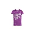 thumbnail image 1 of Camiseta adornada Aeropostale con gráfico pintado de vinilo para mujer morado extragrande, 1 of 1