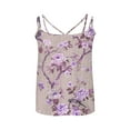 thumbnail image 4 of Homenesgenics Tank Tops for Women under $5 Women's Summer Loose Casual Fashion Print Crew Neck Tank Top Purple XXL, 4 of 5