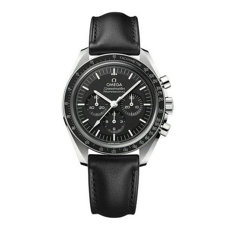 Omega Speedmaster Professional Moonwatch Black Dial Leather Strap Men's Watch 310.32.42.50.01.002