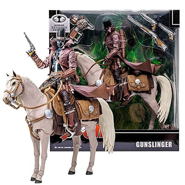 Figura de acción McFarlane Toys Spawn Pistolero con caballo 7 Inc