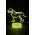 thumbnail image 2 of Dog  3D Night Light Multi Color Changing Illusion Lamp for Children Kids Girls Boys Animals Fan Gift Christmas Birthday Best Gifts, 2 of 5