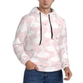 thumbnail image 2 of Salouo Swan1 Pattern Men's Fall Hoodie Sweatshirt,Sport Hoodie with Pockets for Men Pullover Casual Hooded Sweatshirt-4X-Large, 2 of 7