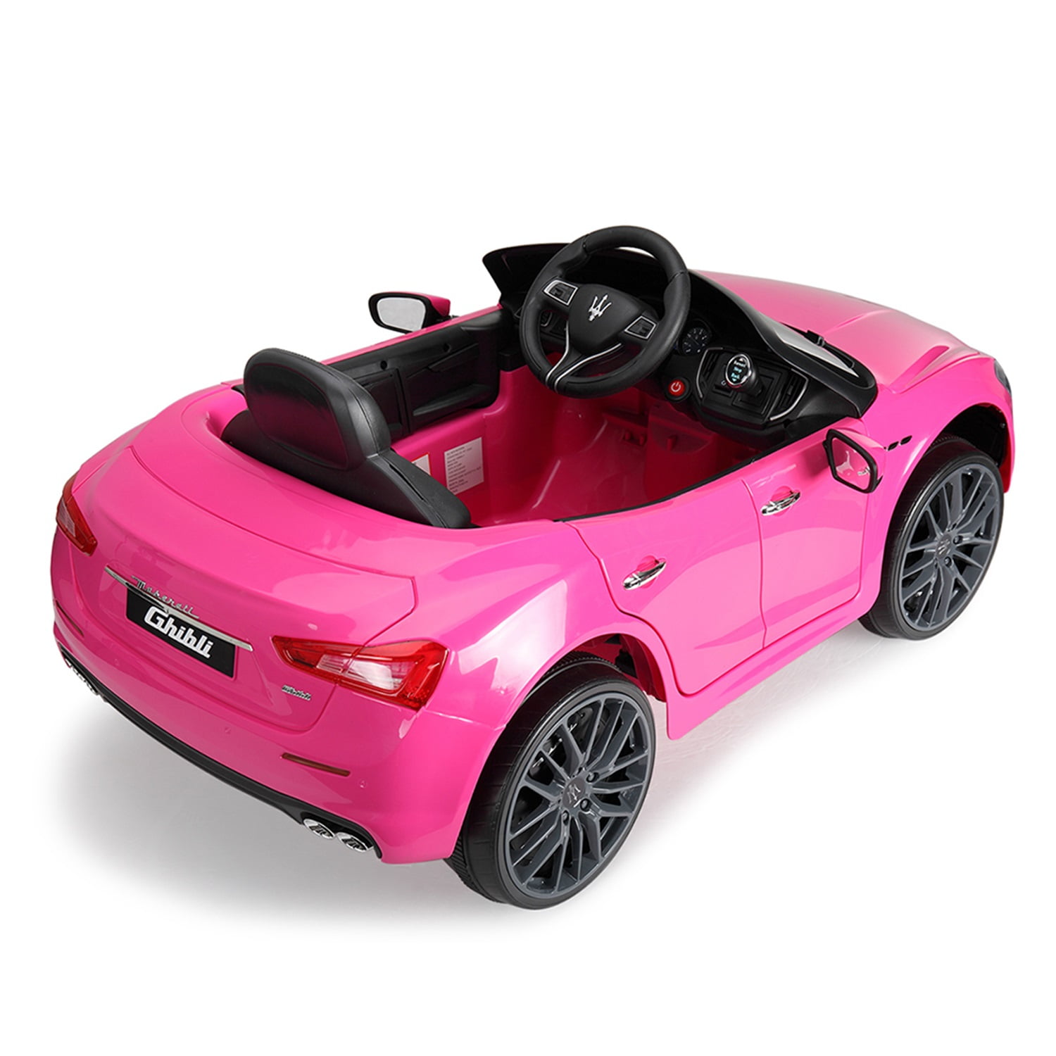 CIPACHO 12V Kids Ride On Car with 2.4G Remote Control,Battery Powered Electric Ride On Vehicle Double Doors, Pink