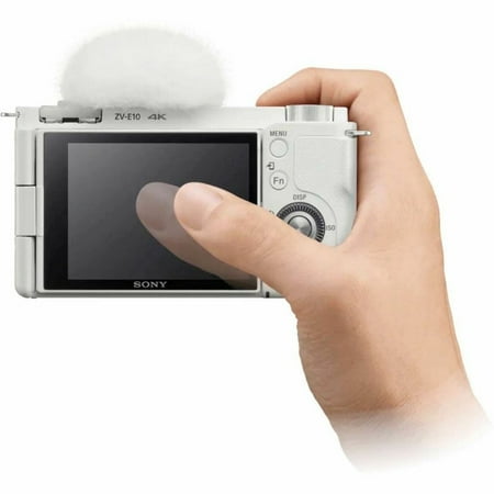 Sony - Alpha ZV-E10 Kit Mirrorless Vlog Camera with 16-50mm Lens - White