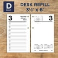 thumbnail image 3 of AT-A-GLANCE 2022 6" x 3.5" Daily Calendar Refill White/Black E717T-50-22, 3 of 3