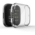 thumbnail image 4 of Paquete de 3 fundas protectoras de pantalla, ultrafinas, suaves, protectoras de TPU, cubierta completa, compatible con reloj inteligente, transparente, 4 of 5