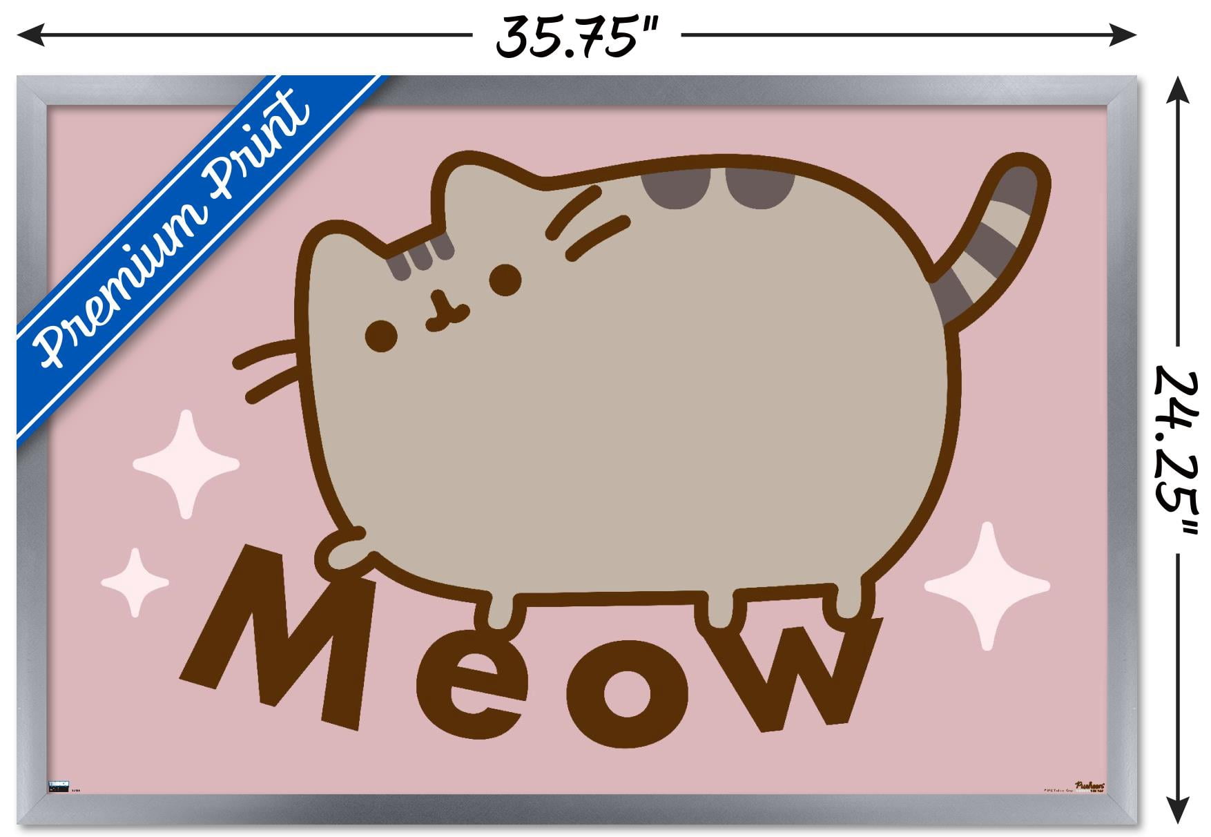 Pusheen - Meow Wall Poster, 22.375" x 34" Framed
