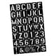 thumbnail image 2 of 42x Plantillas de letras Plantillas de números de símbolos Plantillas de letras Cuaderno de bricolaje, 2 of 9