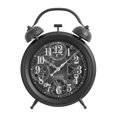 thumbnail image 2 of Monarch Specialties I 9015 - Clocks, 12" Round, Gear Mechanism, Table Clock, Black, Transitional, 2 of 4