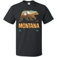 thumbnail image 3 of Inktastic Montana Vacation Bear Silhouette T-Shirt, 3 of 5