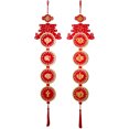 thumbnail image 2 of Holloyiver Chinese New Year Decorations, Spring Festival Door Pendant, Chinese Hanging Ornament with Tassel, Decoration for New Year Spring Festival Home Office Decorations, 2 of 8