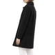 thumbnail image 4 of Abrigo de invierno de longitud media con cuello de solapa y un solo botón para mujer Inspire Chic 2XL negro, 4 of 8