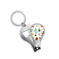 thumbnail image 1 of Sombrero Guitar Chili Mexico Elment Fingernail Clipper Cutter Opener Key Chain Scissor, 1 of 3