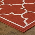 thumbnail image 3 of Oriental Weavers Meridian Area Rug 1295R Red Circles Curves 3' 7" x 5' 6" Rectangle, 3 of 3