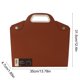 thumbnail image 3 of Bolso De Plástico Bolsa de almacenamiento de archivos translúcida de gran capacidad, organizador de documentos con asa, 13,8 x 12,4 x 1,85 pulgadas JASKFLY, 3 of 8