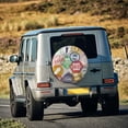 thumbnail image 6 of Kdxio Spare Tire Cover for RV Trailer, Waterproof Wheel Cover,Camper Spare Tire Cover Fit for Rv SUV Truck Travel Trailer -Travel Stamp, 6 of 8