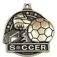 thumbnail image 2 of Soccer Medals, 2" Gold Diecast Soccer Medal Award 50 Pack, 2 of 2