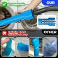 thumbnail image 2 of 2 Pieces Dryer Vent Cleaner Kit, Dryer Lint Vacuum Attachment and Flexible Dryer Lint Brush, Dryer Vent Vacuum Hose Attachment,Blue, 2 of 2