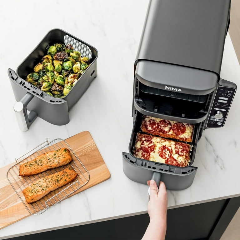 Ninja DoubleStack XL 10 QT 2-Basket Air Fryer, Cook 4 Foods