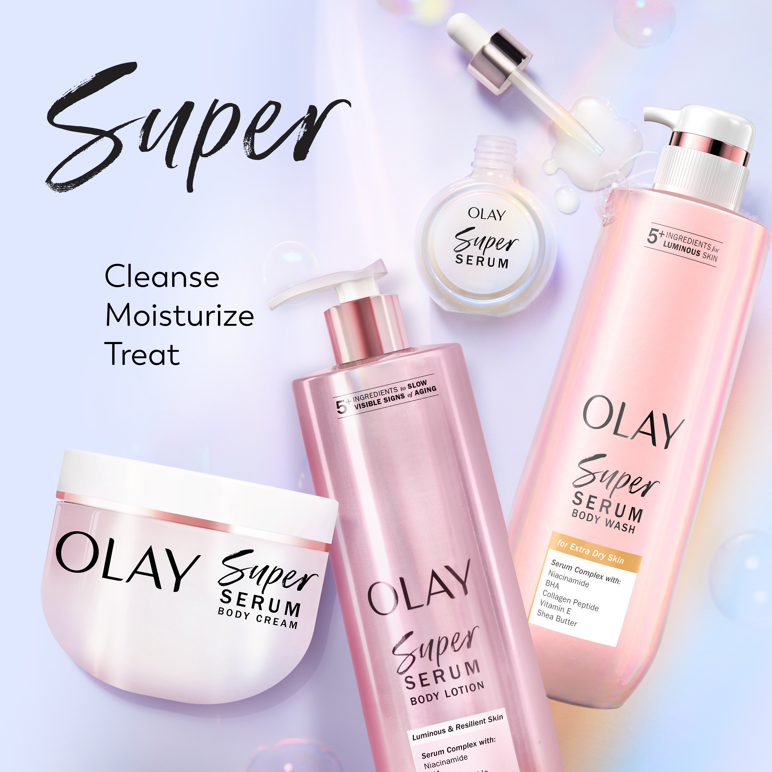 Olay Super Serum Body Wash for Extra Dry Skin photo 4