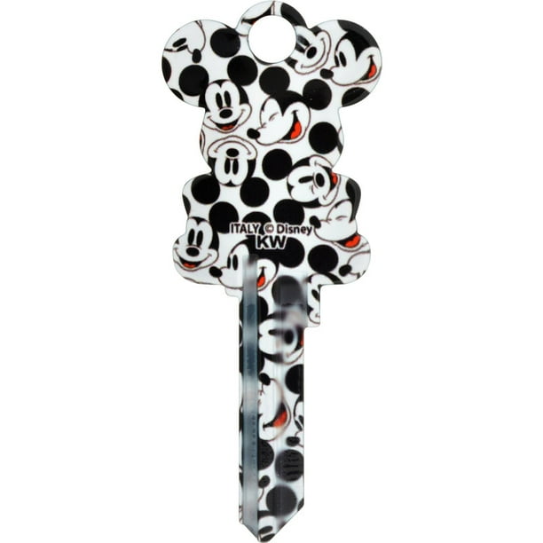 Candado universal con llave en blanco Hillman Disney Mickey Mouse