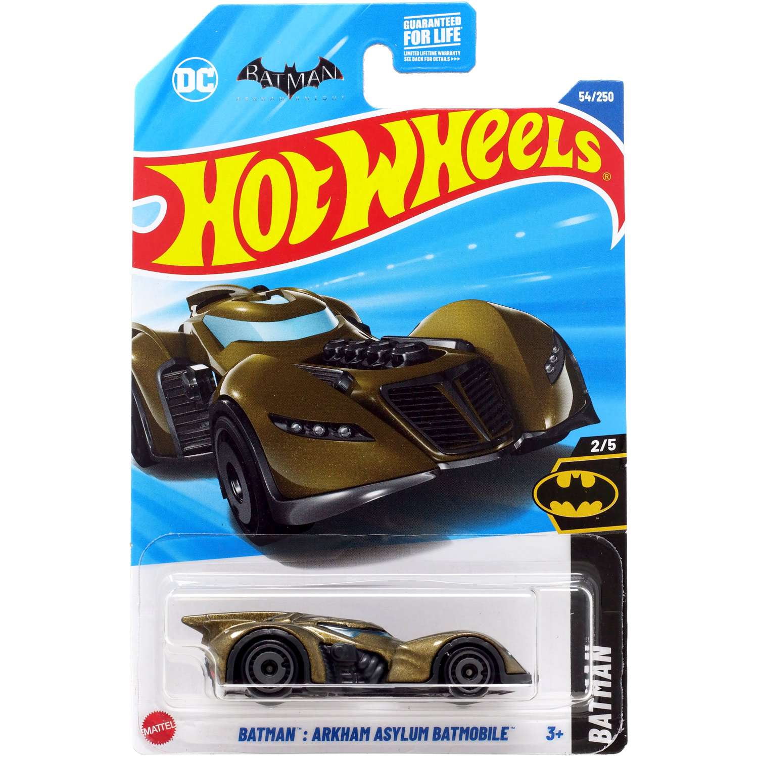 Hot Wheels Batman The Animated Series (2021) Gold Batmobile Toy