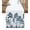 White Gray Blue, variant on Ldtrchee Forest Trees Table Runner 72 Inches, Chinese Pine Branches Watercolor Plant Bed Runner Dresser Scarves Tabletop for Indoor Outdoor Parties/Ceremony/Banquet, 13" x 72"
