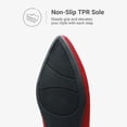 thumbnail image 6 of DREAM PAIRS Women's Pointed Toe Mary Jane Flats Comfortable Knit Slip-On Shoes Lightweight Flexible Foldable Walking Flats, 6 of 7