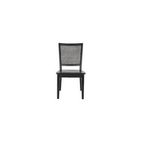 Safavieh  Margo Farmhouse Dining Chair (Set of 2) - 20 in. W x 23 in. D x 37 in. H Black