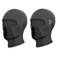 thumbnail image 1 of 2 piezas de pasamontañas de invierno para hombres y mujeres, máscara facial térmica a prueba de viento, bufanda para clima frío para ciclismo, esquí y escalada, 1 of 7