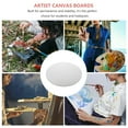 thumbnail image 3 of BESTYASH 1PC Painting Canvas Panel White Round Artist Canvas for Travel Use Display, 3 of 5