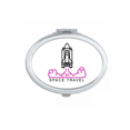 thumbnail image 1 of Space Shuttle Launches Space Travel Mirror Portable Fold Hand Makeup Double Side Glasses, 1 of 3