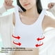 thumbnail image 5 of Minnieouse Chaleco de compresión de poliéster para mujer, chalecos transpirables de verano para deportes de verano para estudiantes y niñas, chalecos Ropa interior Negro Minnieouse  AP014907-01, 5 of 6