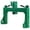 green, variant on EastVita 3 Point Quick Hitch,3000 LBS Lifting Capacity Tractor Quick Hitch,27.5",Lower Arms 14.5"~17.5",Category 1 & 2 Tractors,Green