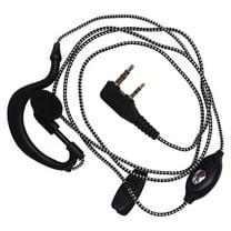 High-quality 2-pin Headset Microphone for Two-way Radio Walkie-talkies