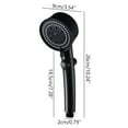 thumbnail image 2 of Shower Head with Switch,6 Setting High Pressure Handheld Shower Head, High Pressure Modern Rain Shower Head,Removable Shower Head,Self-Cleaning, Booster Nozzle, 2 of 2