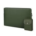 thumbnail image 1 of Funda para computadora portátil PU Tablet Funda blanda Funda protectora Cremallera Bolsa de transporte - Verde (con bolsa pequeña) Zhivalor CPB-SSW2230-1, 1 of 6