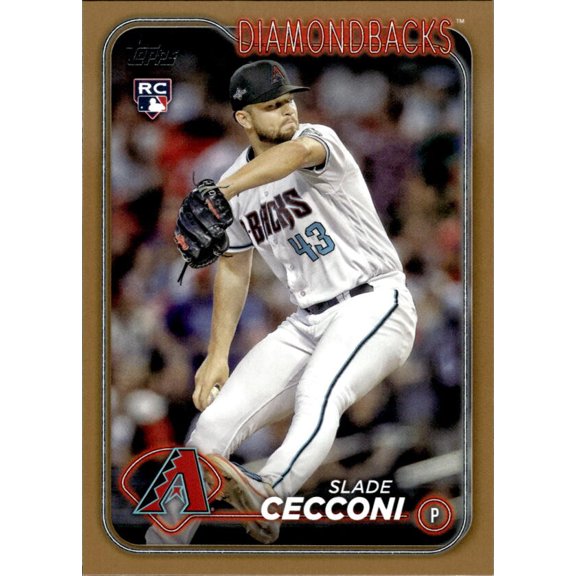2024 TOPPS GOLD #649 SLADE CECCONI RC /2024 ARIZONA DIAMONDBACKS