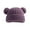 Purple, variant on Fleece Beanie Newborn Baby Hats Bear Ears Preemie Caps Baby Boy Girl Infant Hospital Beanie,White,1-10 Years