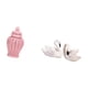 thumbnail image 5 of Jarrón de cerámica para jengibre, jarrón decorativo, tarro de almacenamiento de con tapa, figura de cisne, estatua de resina, superficie lis, 5 of 8