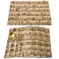 thumbnail image 2 of Set Coffee Time Table Mat For Dining Table Kitchen Accessories Linens Placemat Tea Coaster Pads, 2 of 5