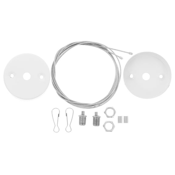 MLINS 2 Sets Emergency Exit Sign Light Fixture Hanging Pendant Chain Emergency Exit Light Chain Lamp Hanging Pendant Chain Emergency Light Chain