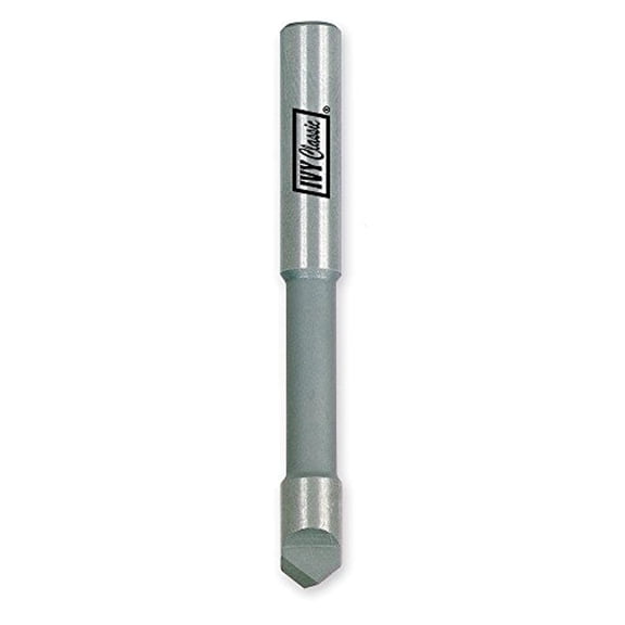 ivy classic 10832 panel pilot carbide router bit, 1/4" shank, 1/hang box, 1/4" width